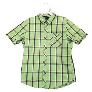Magpul Industries Green Plaid Snap Front Shirt Men's M Tactical Casual Short Slv